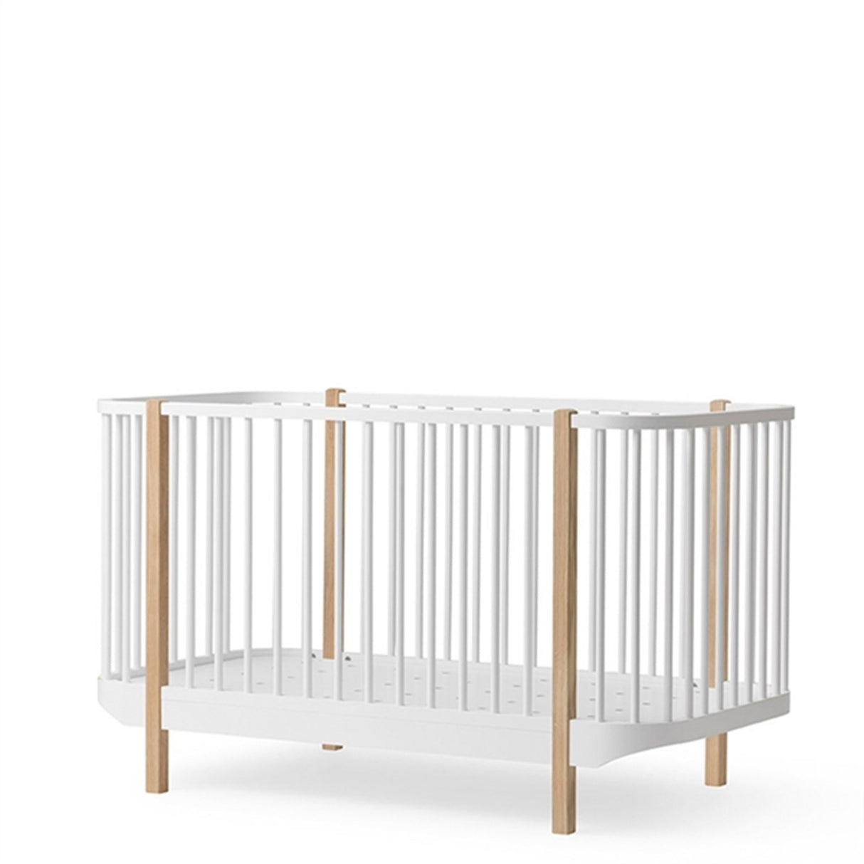 Oliver Furniture Wood Tremmeseng Hvid/Eg 3