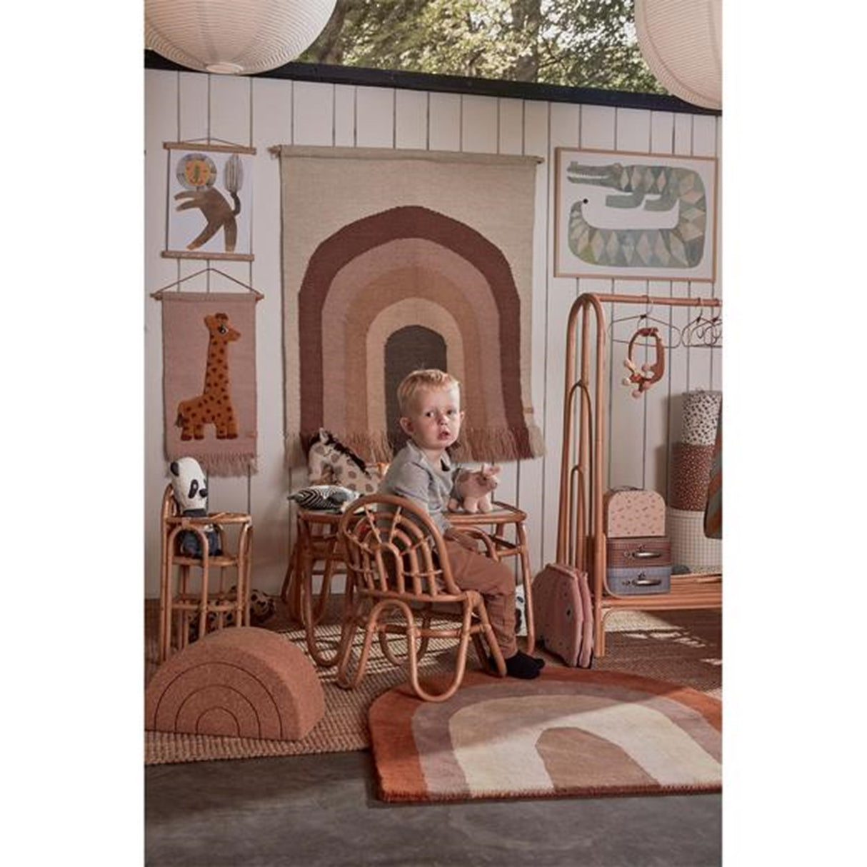 OYOY Følg Rainbow Tapestry Choko