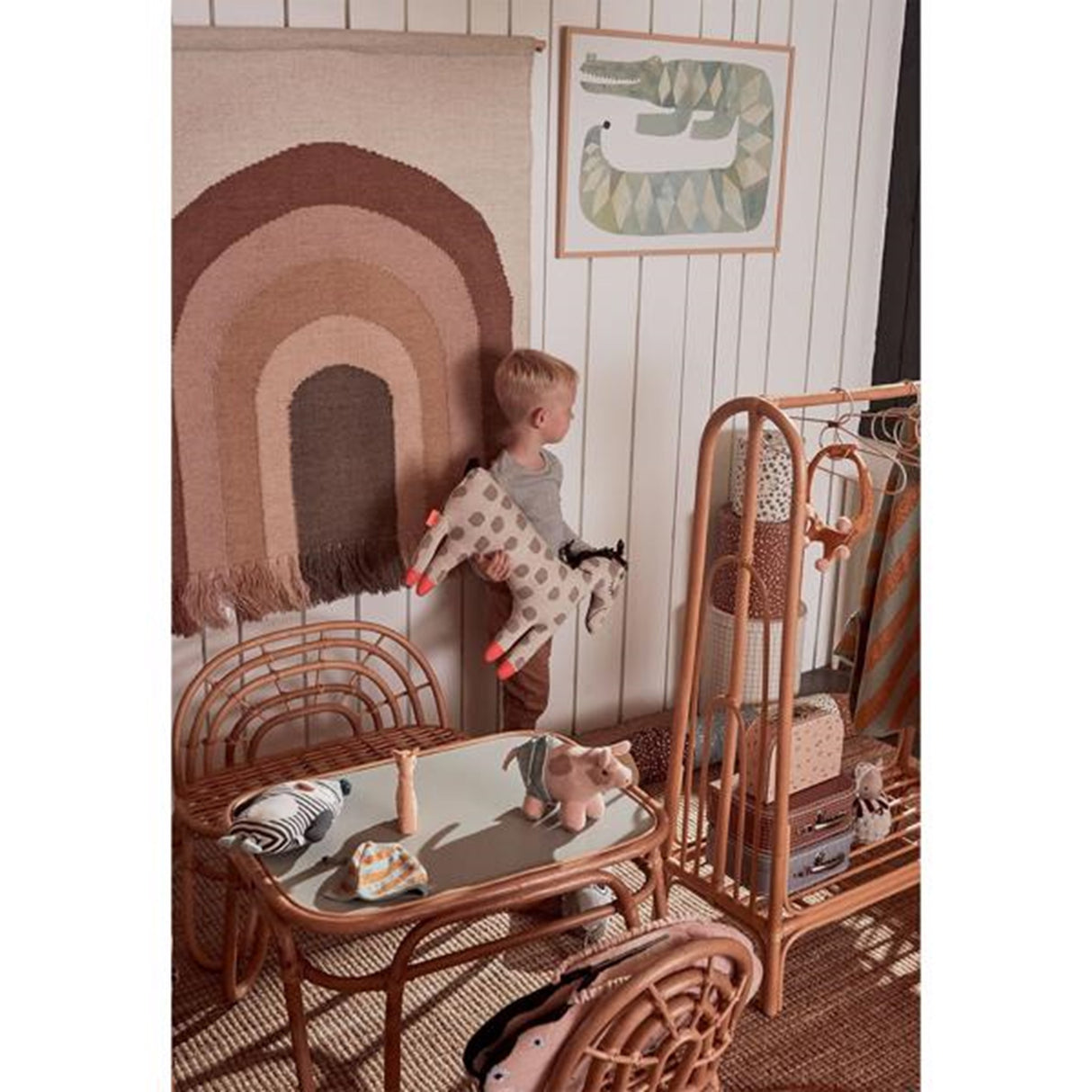 OYOY Følg Rainbow Tapestry Choko