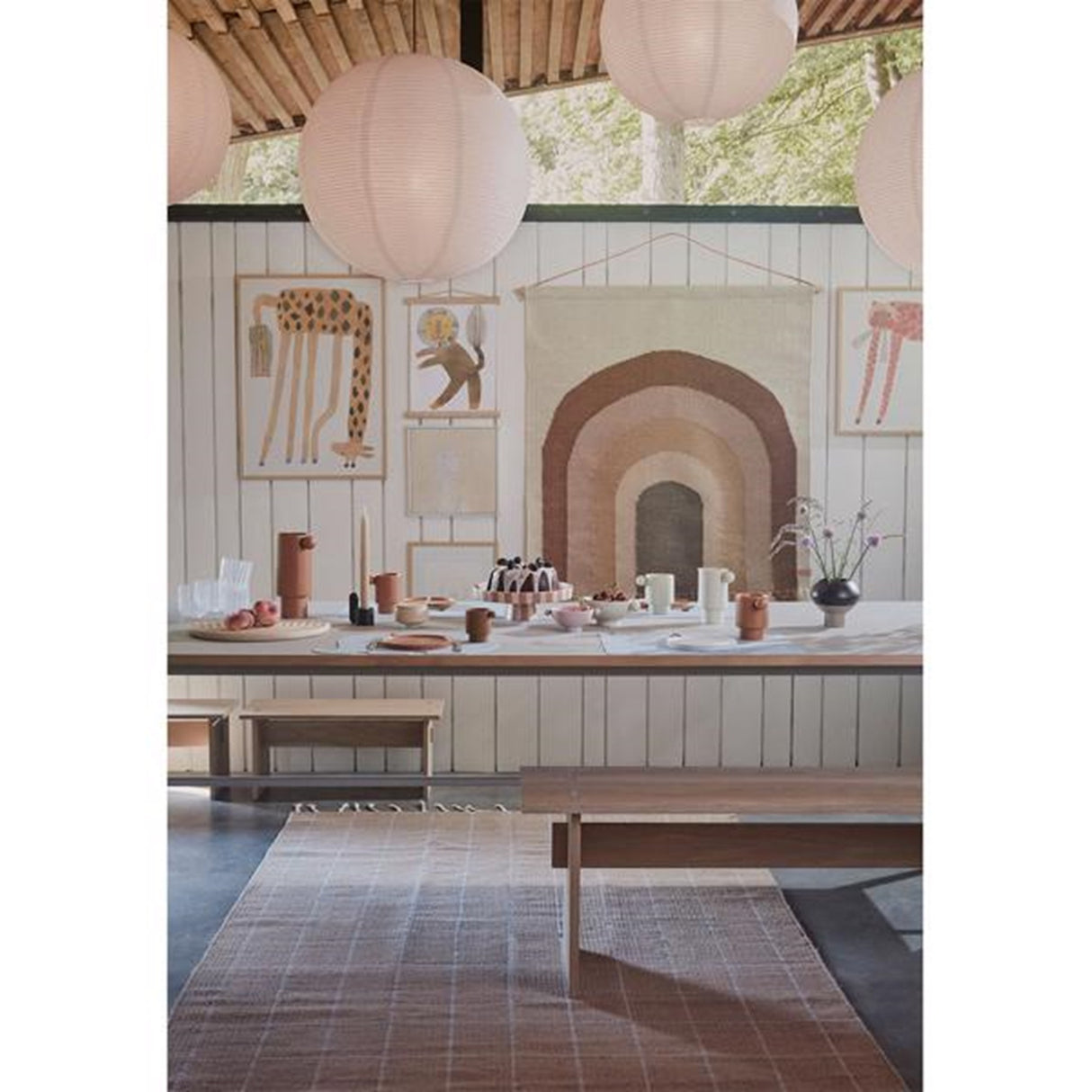 OYOY Følg Rainbow Tapestry Choko