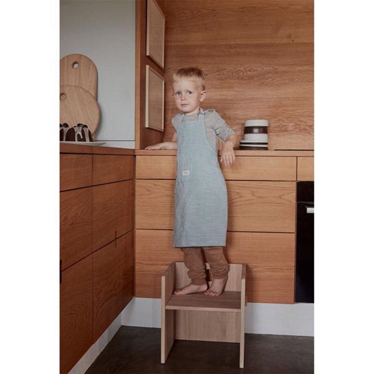 OYOY Gobi Forkle Hvit / Dusty Blue