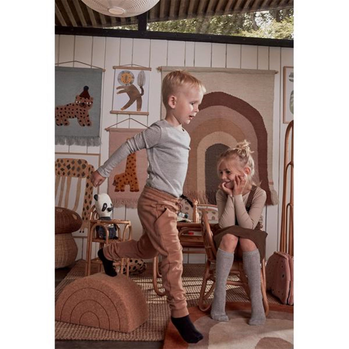 OYOY Veggmontert leopard