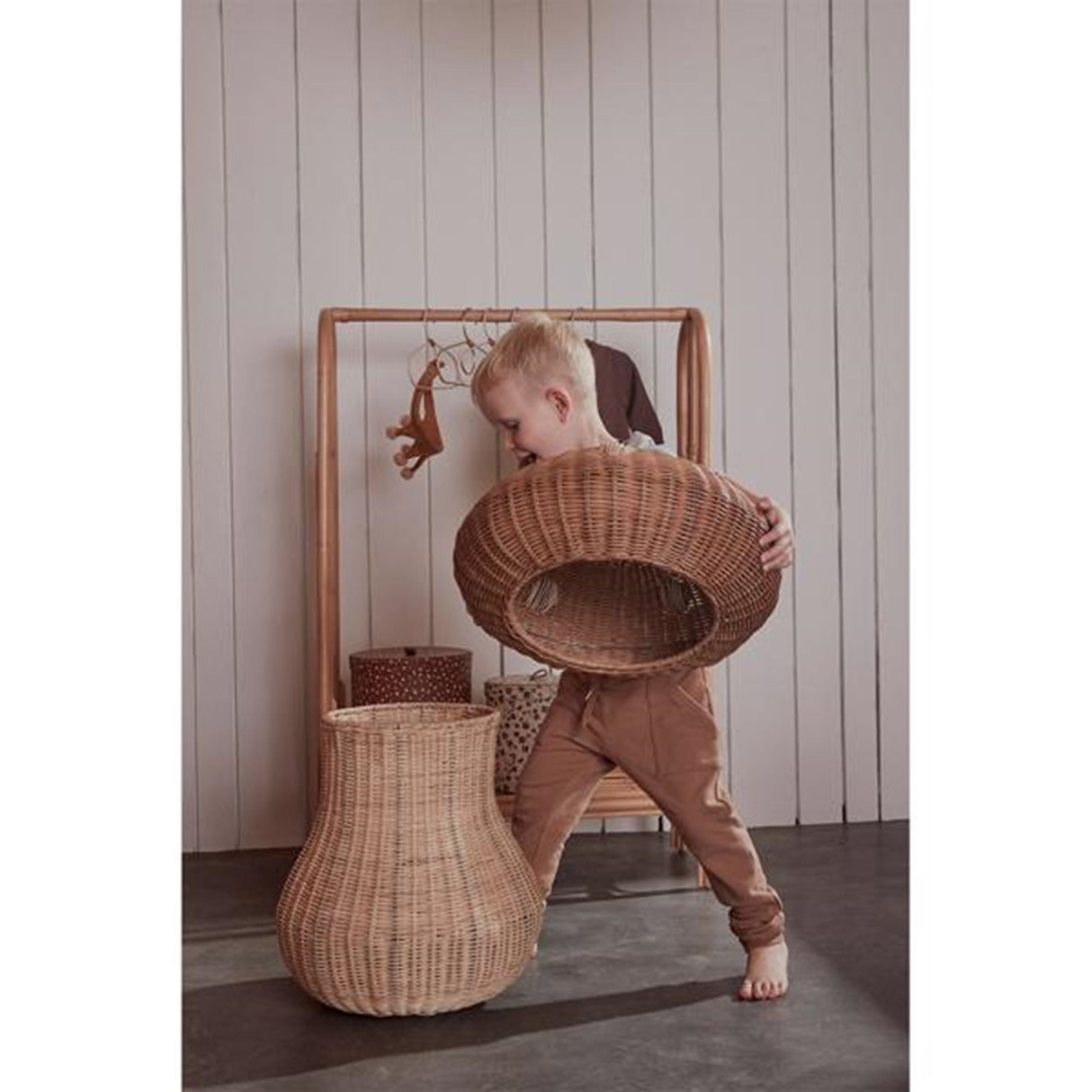 OYOY Wicker Basket Sponge