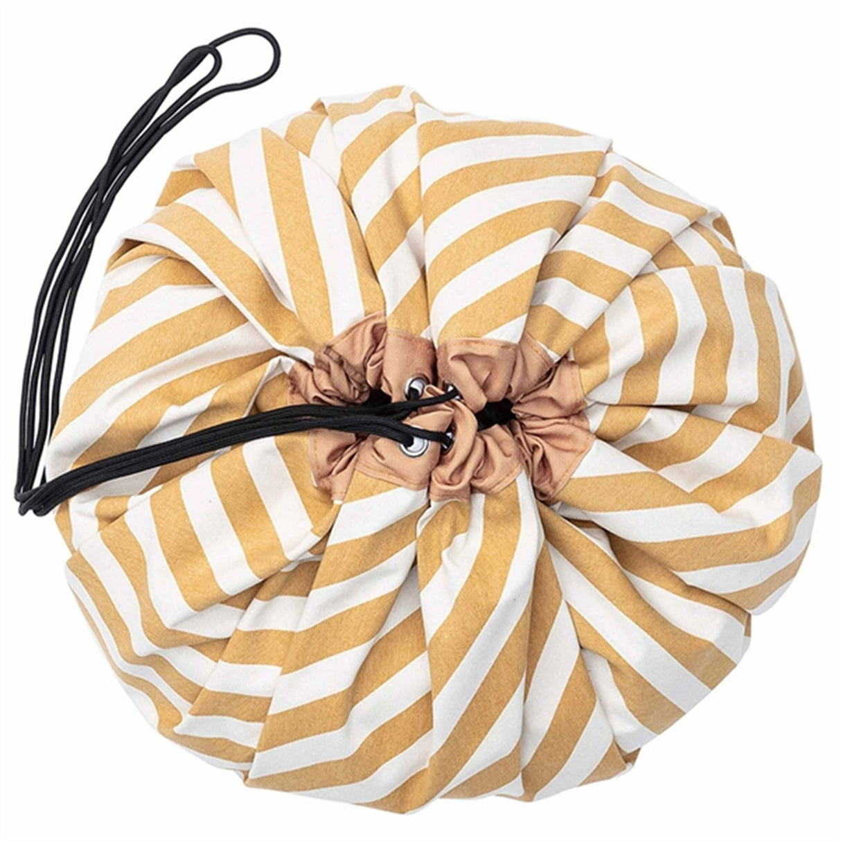 Play&Go 2-i-1 Leketeppe Stripes mustard