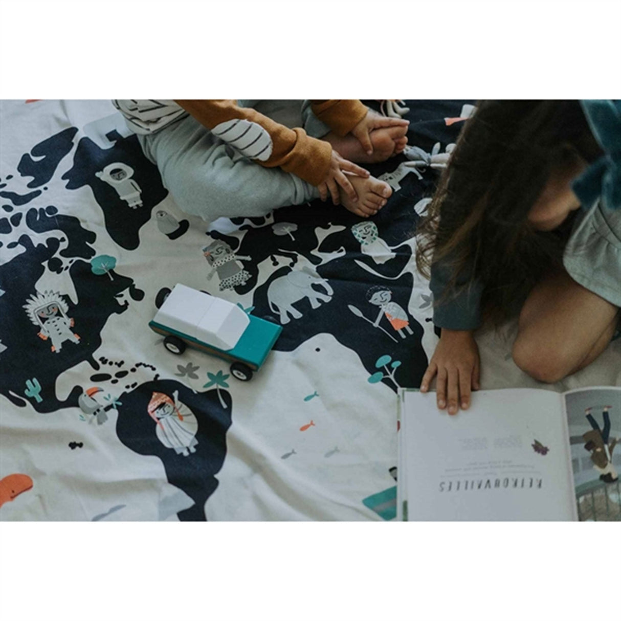 Play&Go 2-i-1 Leketeppe Worldmap/Stars