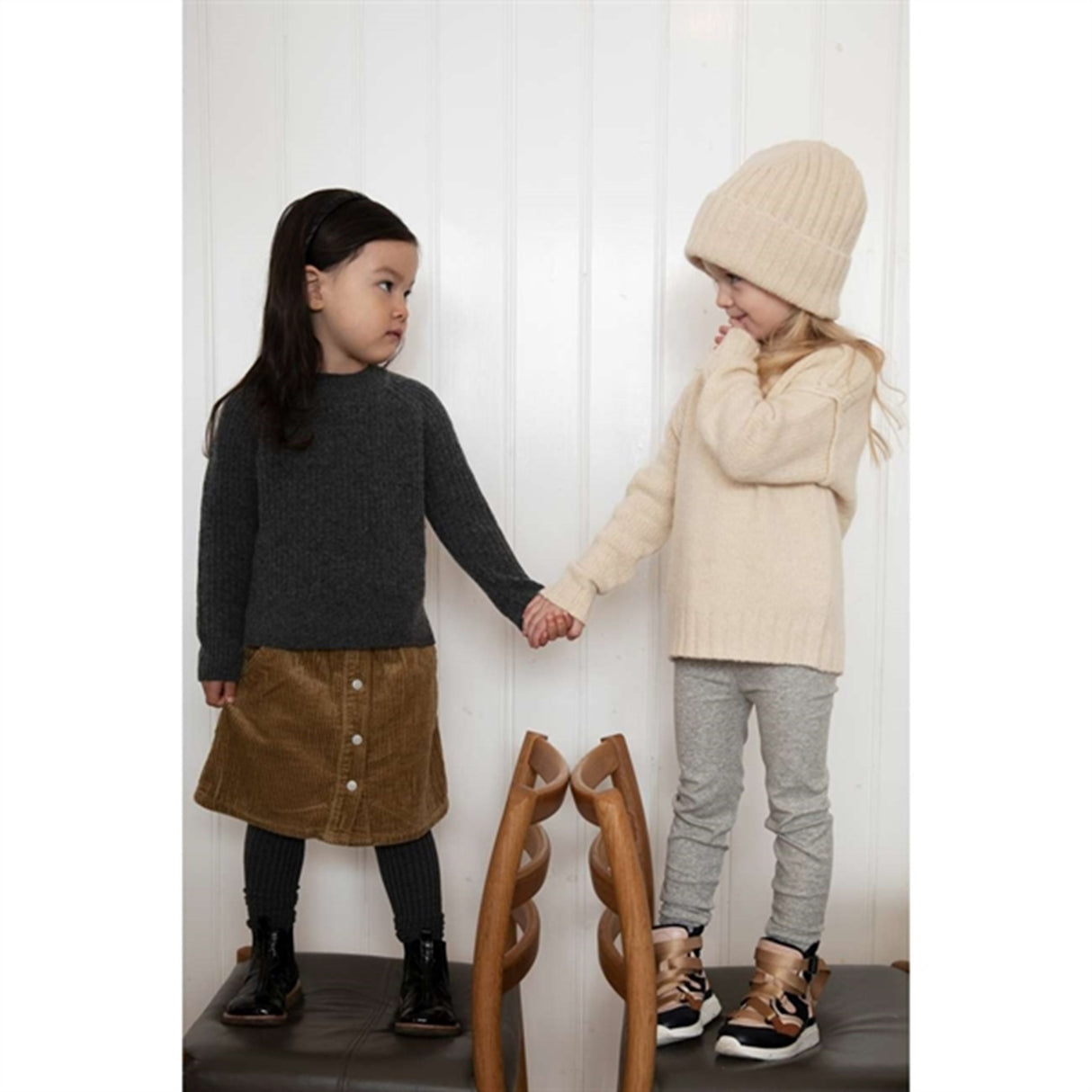 HOLMM Sterling Melange Pablos Strikk Leggings