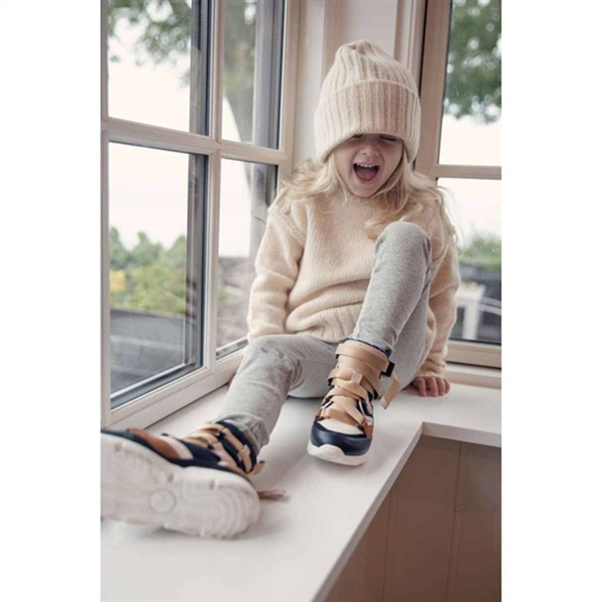 HOLMM Sterling Melange Pablos Strikk Leggings