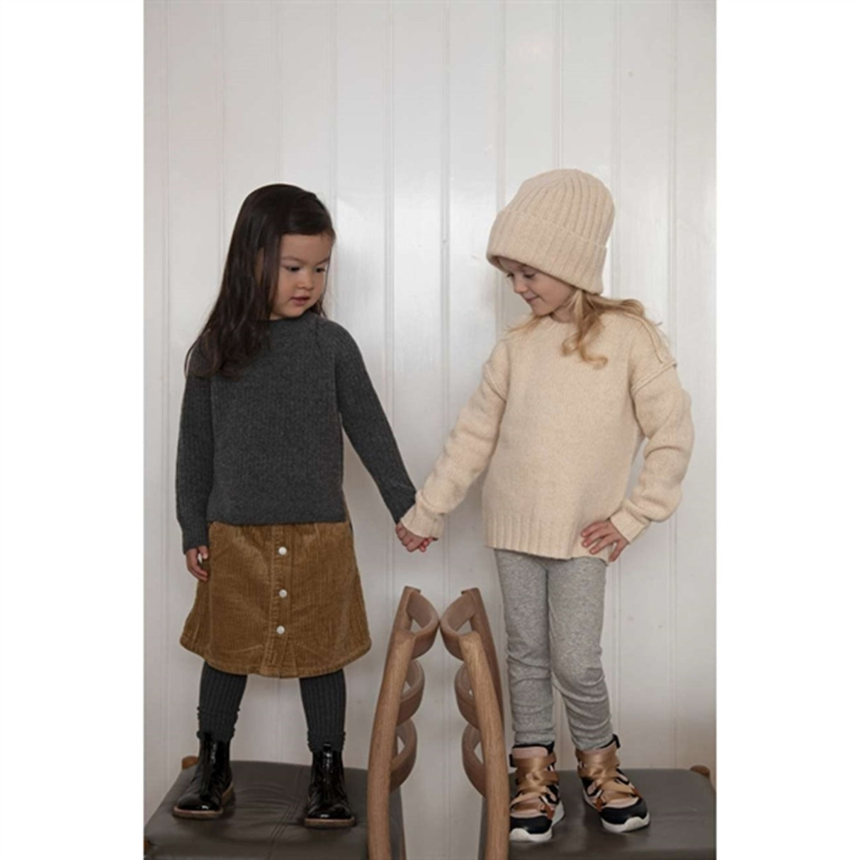 HOLMM Sterling Melange Pablos Strikk Leggings