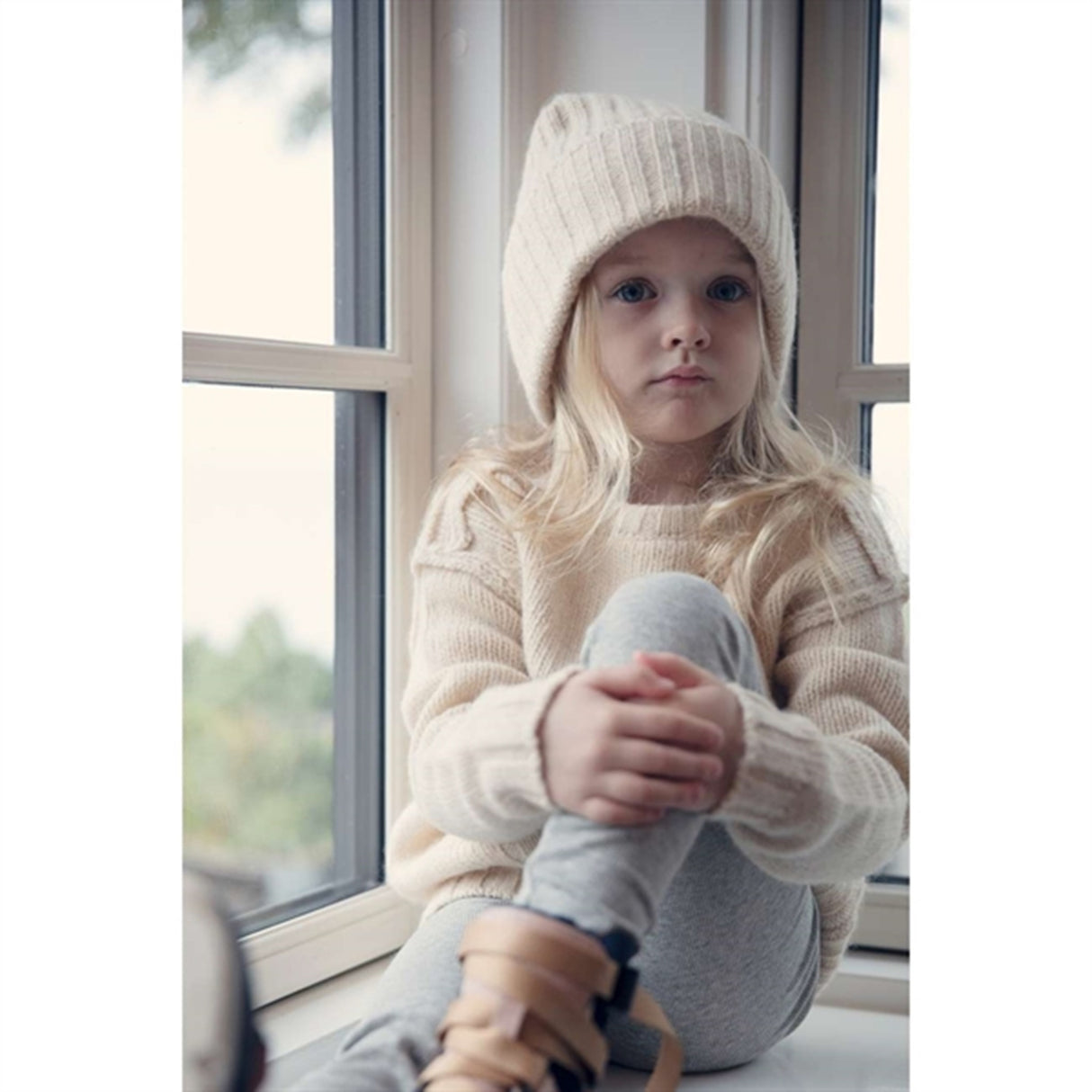 HOLMM Sterling Melange Pablos Strikk Leggings