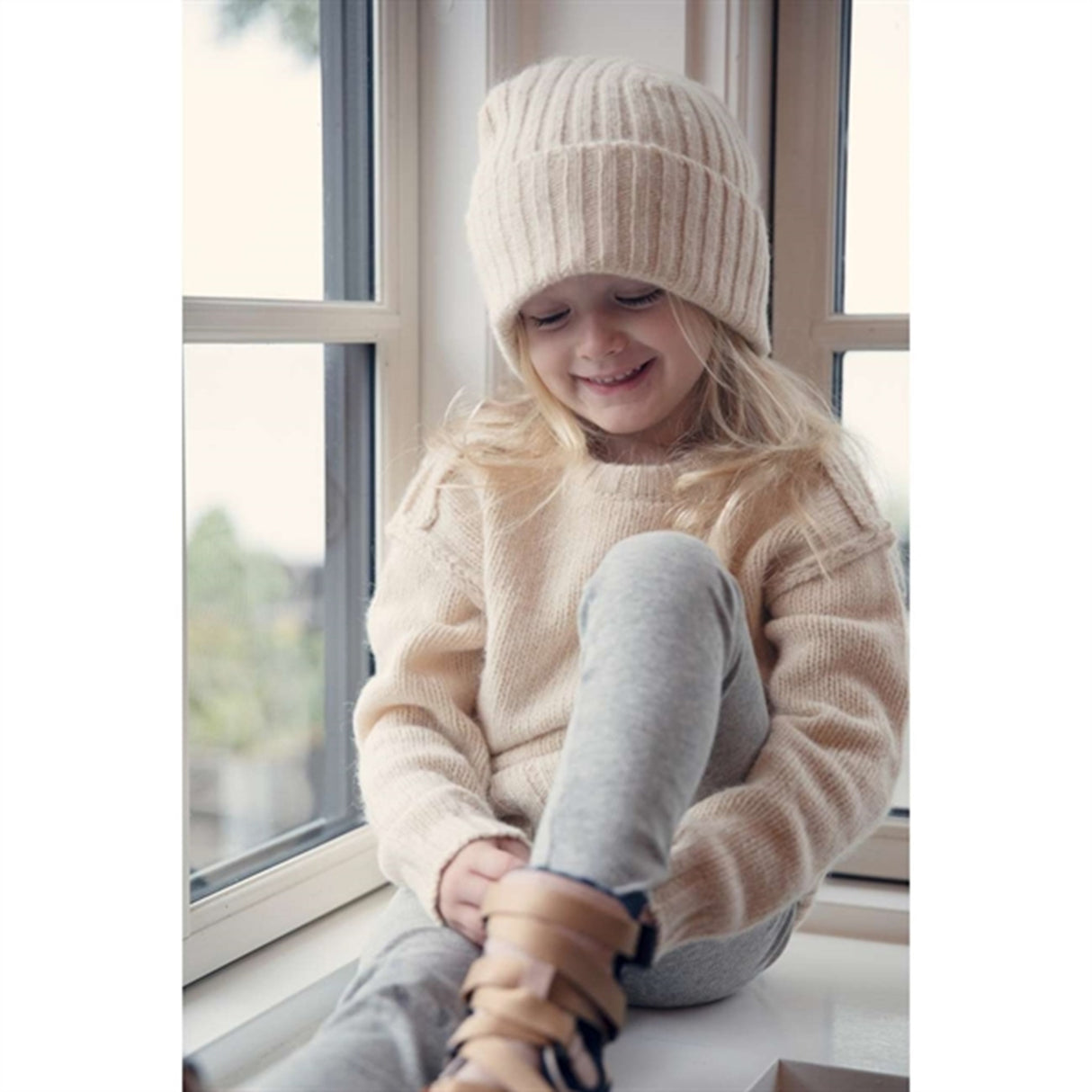 HOLMM Sterling Melange Pablos Strikk Leggings