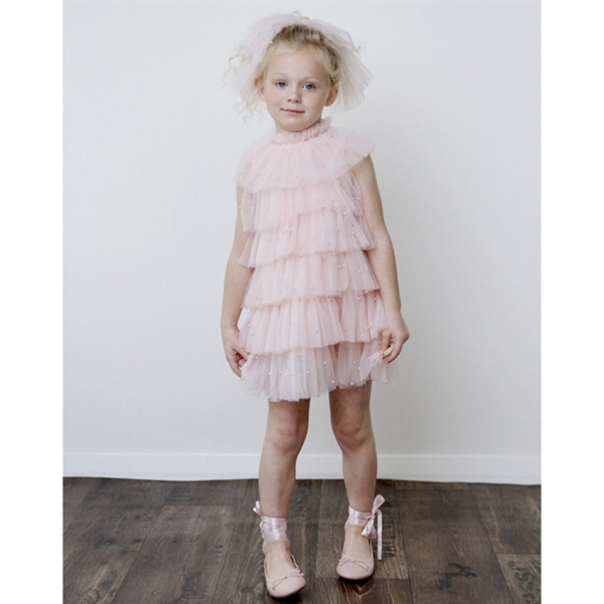 Dolly by Le Petit Tom Pearl Tutully Tiered Tulle Tuttu Kjole Pink