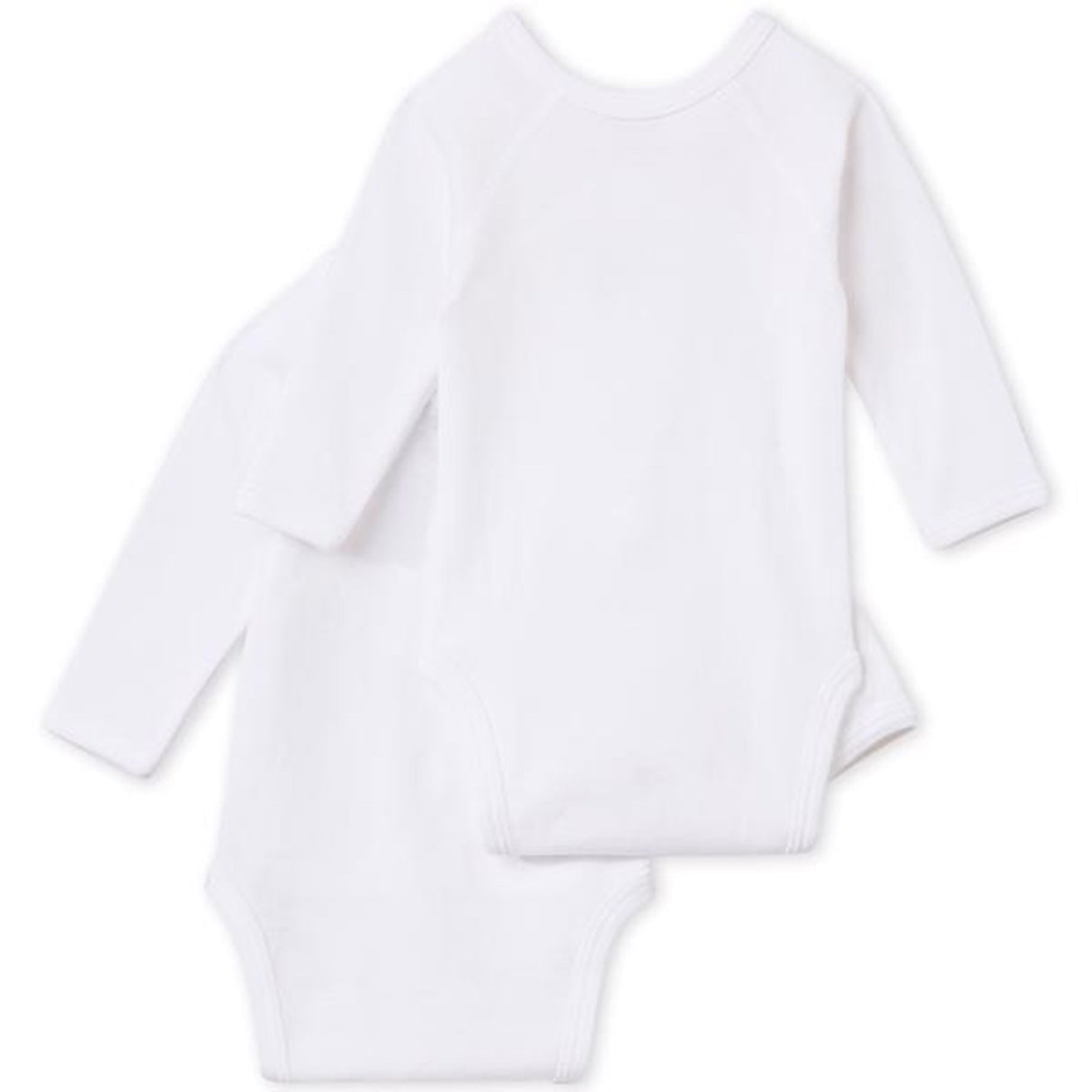 Petit Bateau Kryds Bodies 2-Pak White