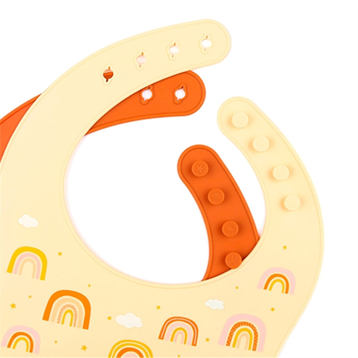 A Little Lovely Company Silikonsmekke 2-pak Rainbows