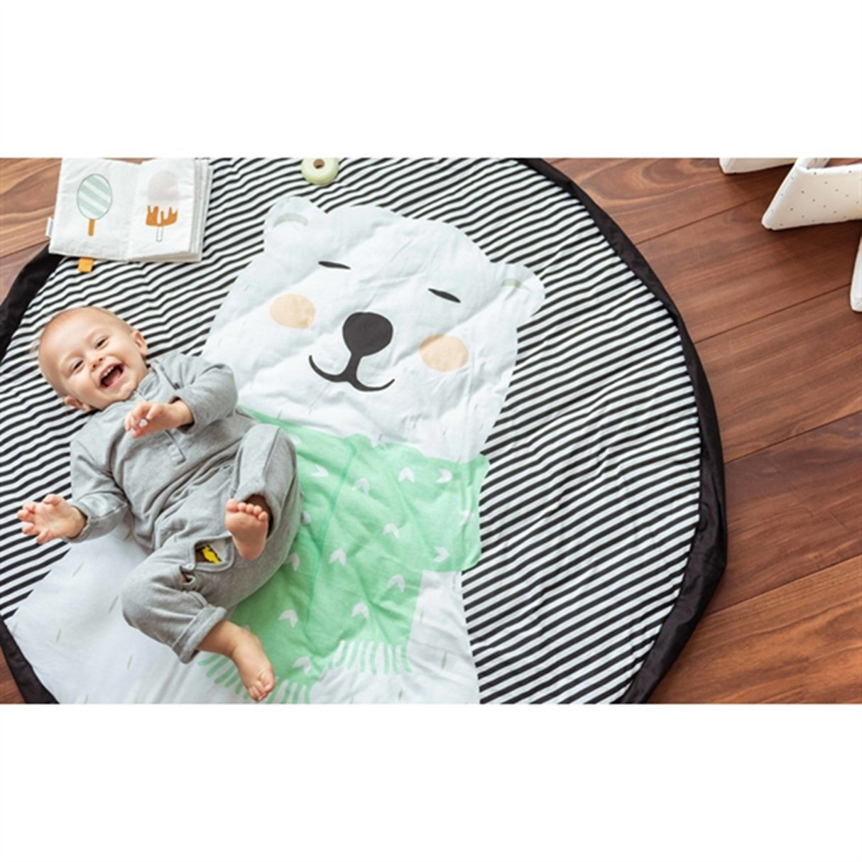 Play&Go 3-i-1 Leketeppe Soft Polar bear