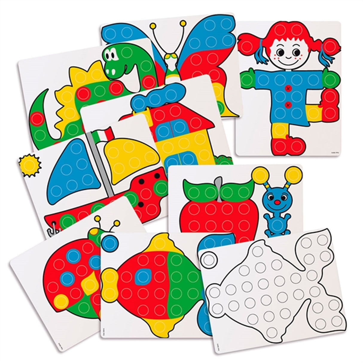 Quercetti Stiftemosaikk FantaColor Junior Basic (48 deler)