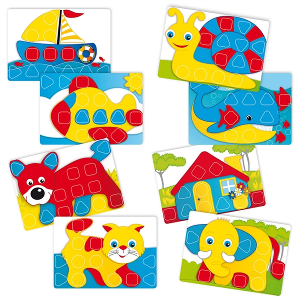 Quercetti Stiftemosaikk FantaColor Baby Startsæt (33 deler)