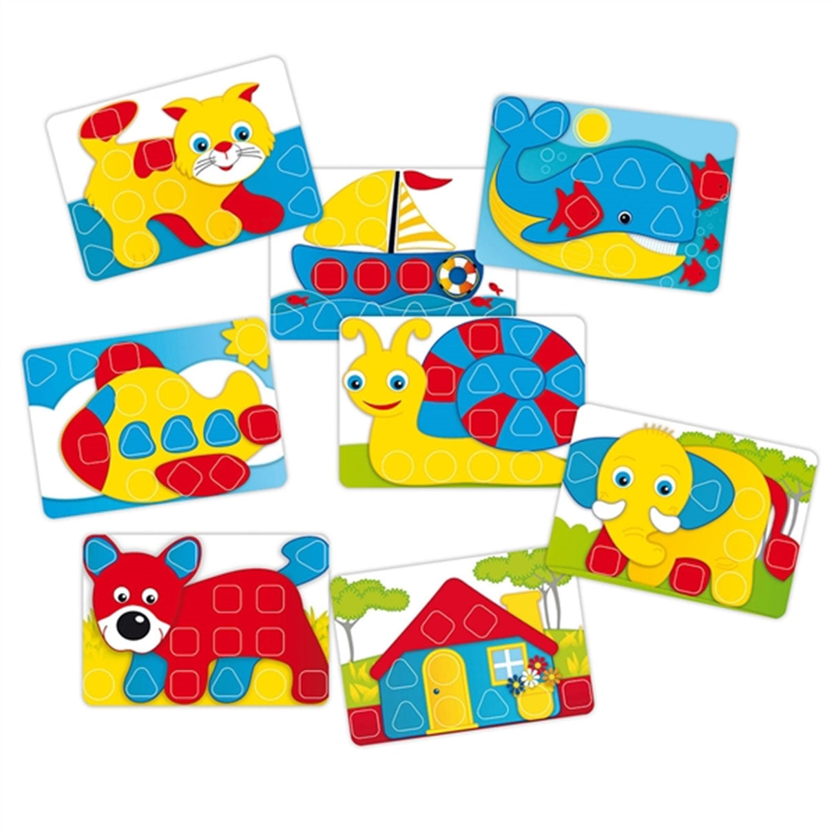 Quercetti Stiftemosaikk FantaColor Baby (40 deler)