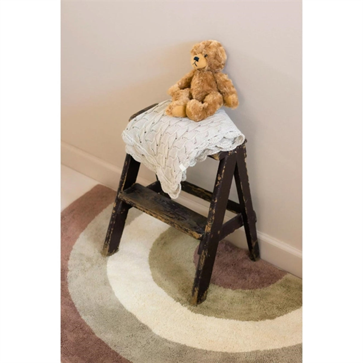 That's Mine Rug Regnbue Cocoa Large