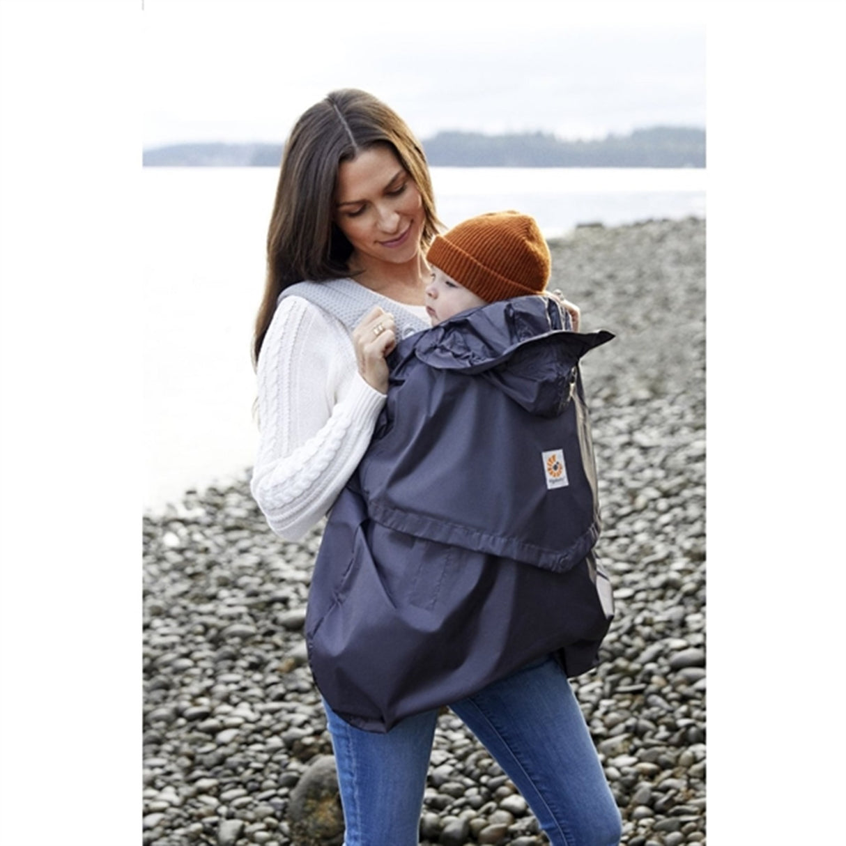 Ergobaby Regn- Og Vindtrekk Til Bæresele Charcoal / Black