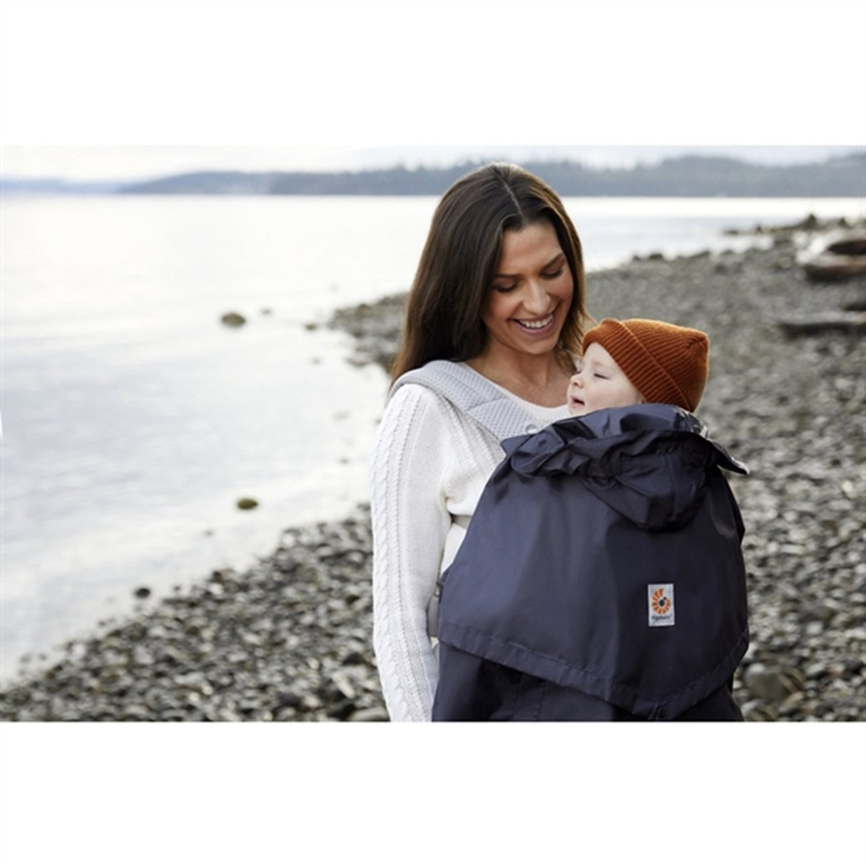 Ergobaby Regn- Og Vindtrekk Til Bæresele Charcoal / Black