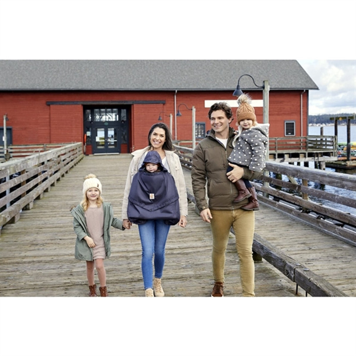 Ergobaby Regn- Og Vindtrekk Til Bæresele Charcoal / Black