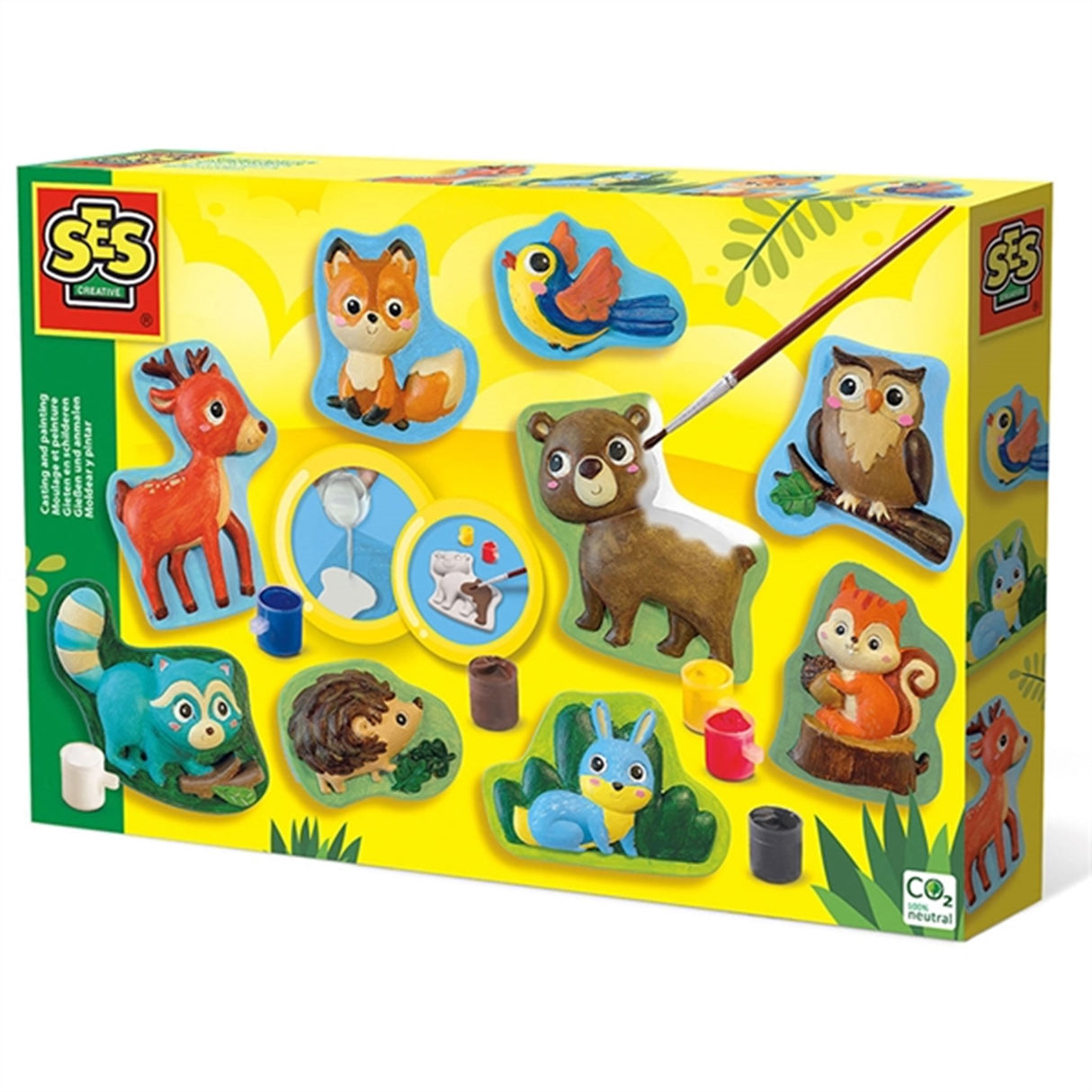 SES Creative Cast & Paint - Skogsdyr