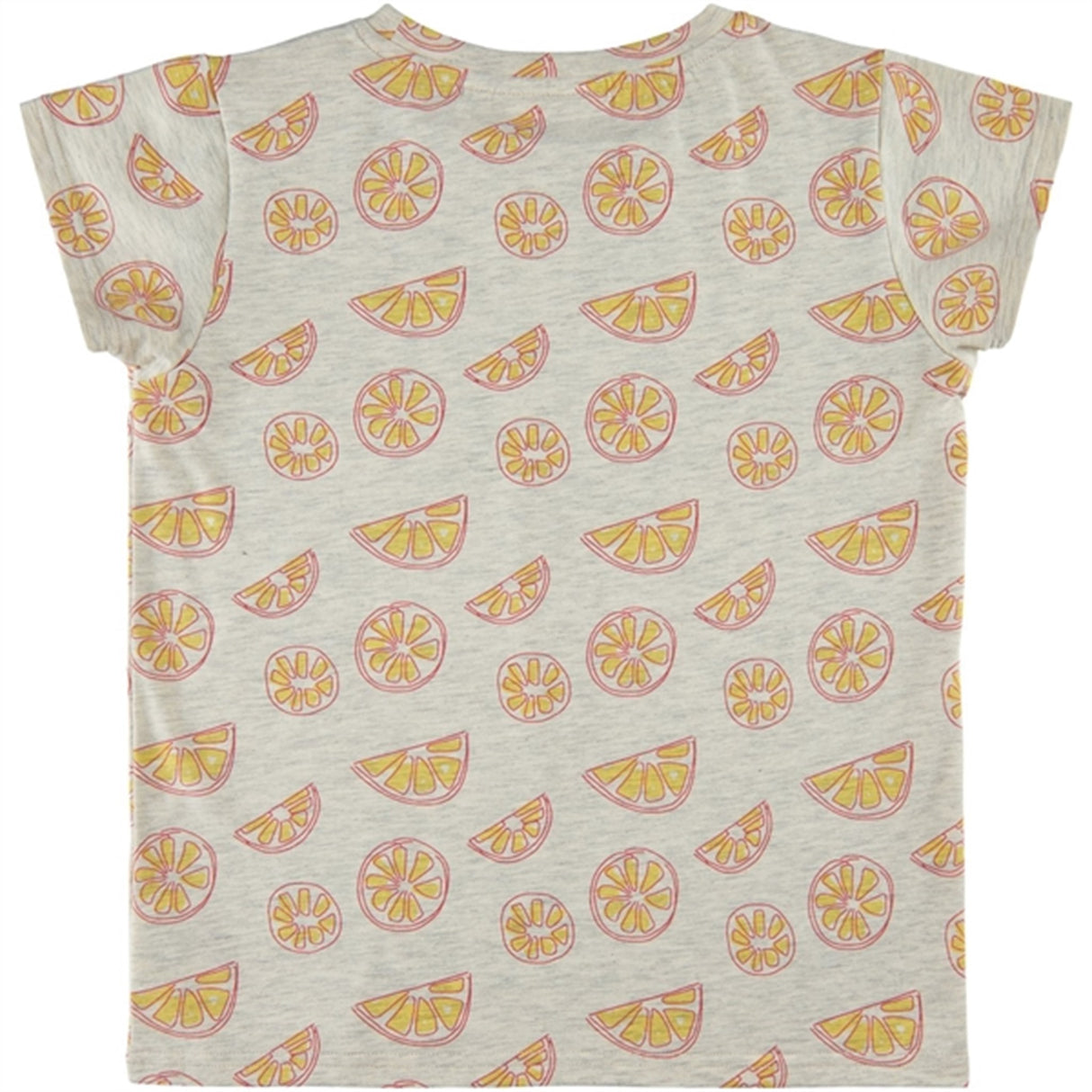 Soft Gallery Light Grey Melange Oranges Pilou T-shirt