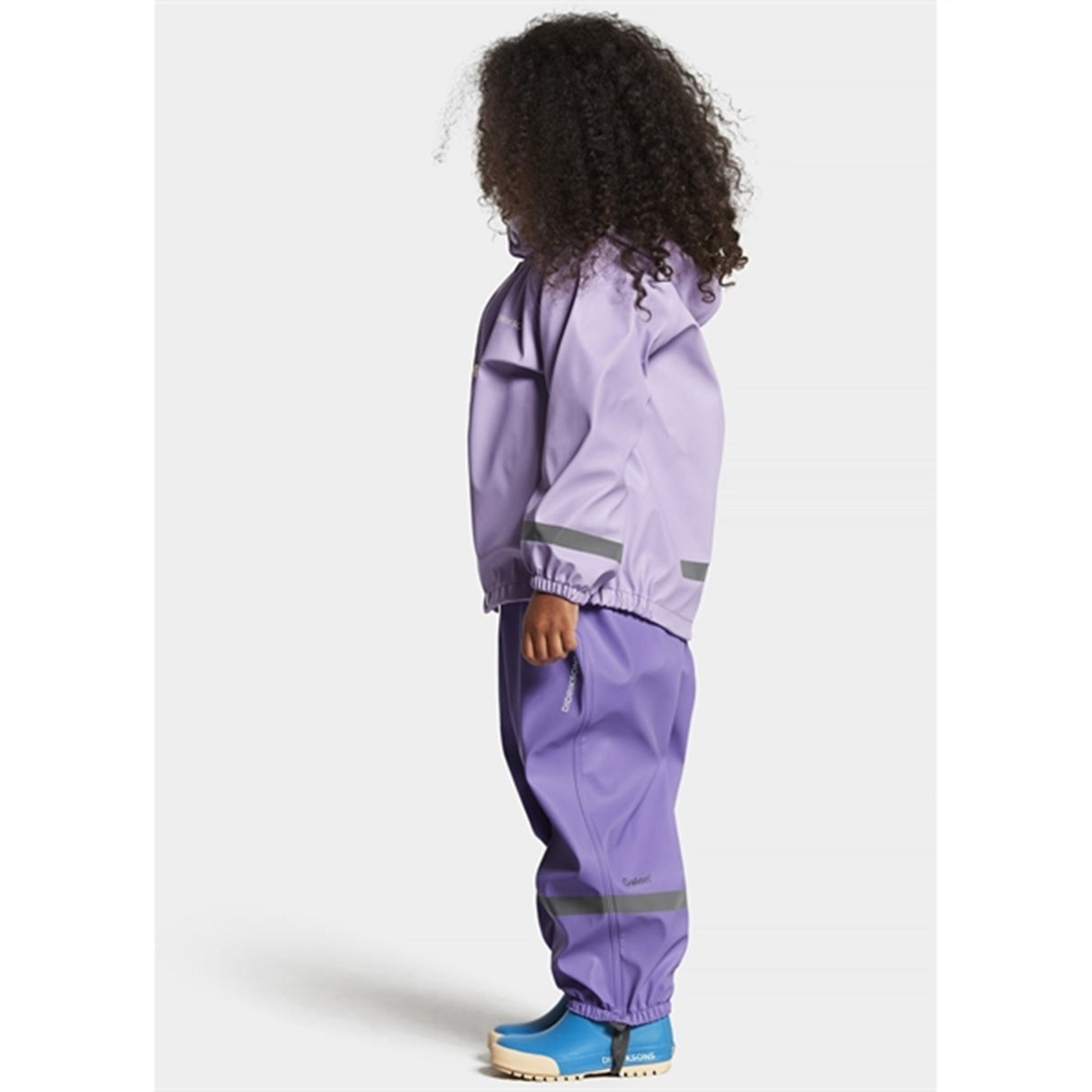 Didriksons Slaskeman Digital Purple Regnsett