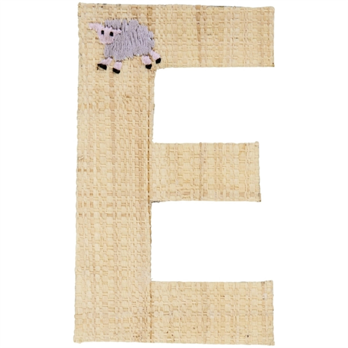 RICE Nature Raffie Klistremerke Bogstav Cars & Animals