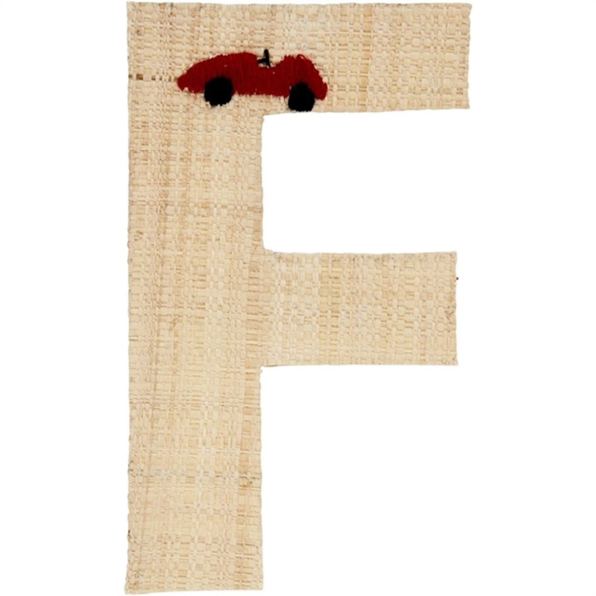 RICE Nature Raffie Klistremerke Bogstav Cars & Animals