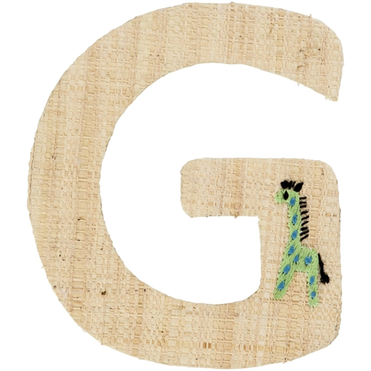 RICE Nature Raffie Klistremerke Bogstav Cars & Animals