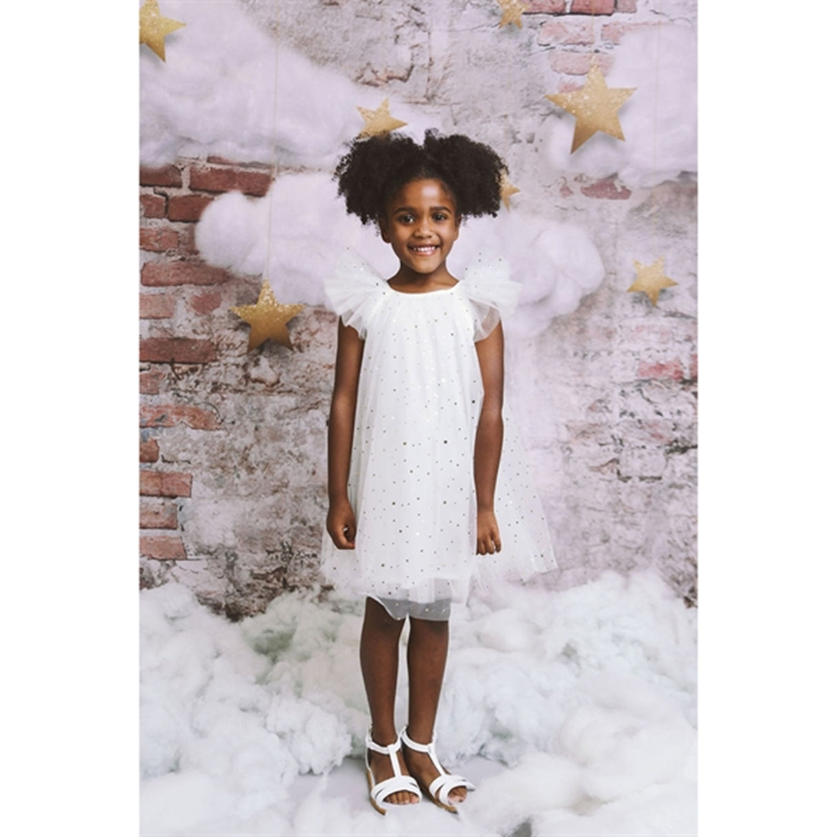 Dolly by Le Petit Tom Fairy Tulle Kjole Off White