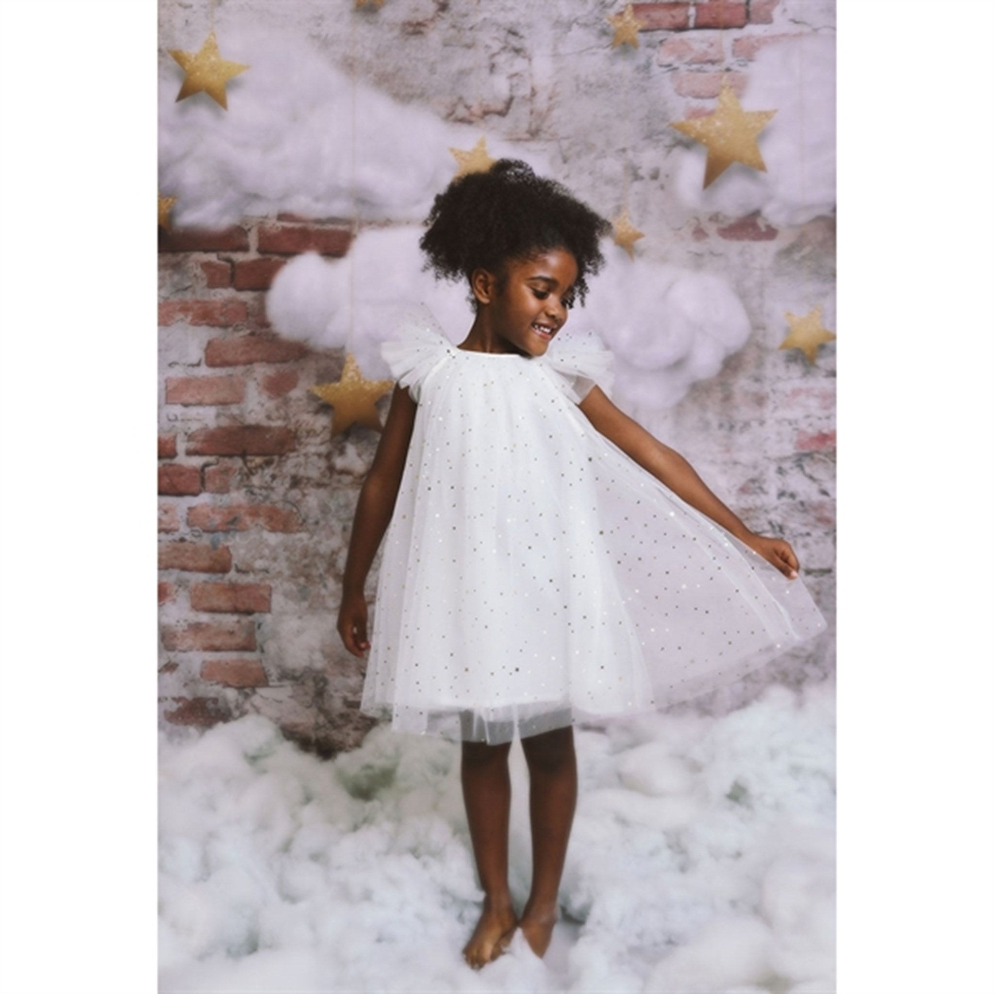 Dolly by Le Petit Tom Fairy Tulle Kjole Off White 2