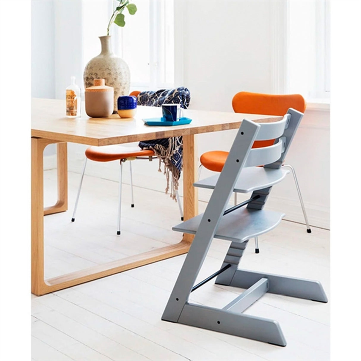 Tripp Trapp® Højstol Storm Grey inkl. Baby Set 2