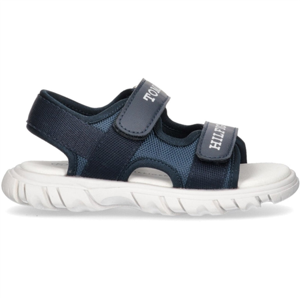 Tommy Hilfiger Logo Borrelås Sandal Blue