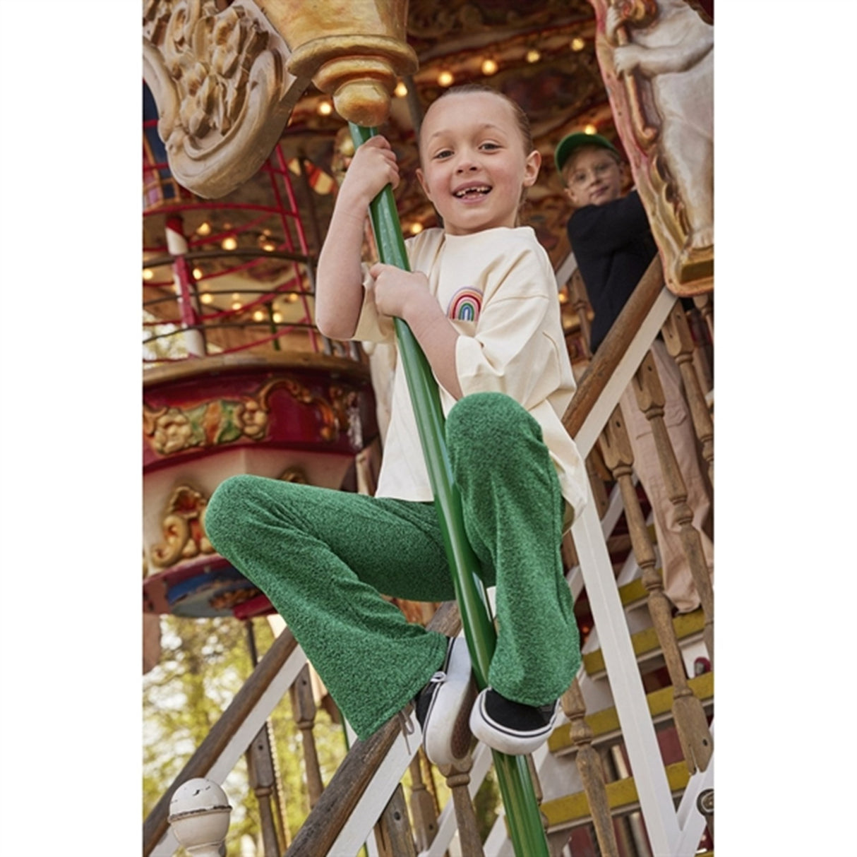 The NEW Bright Green Jidalou Flared Bukser