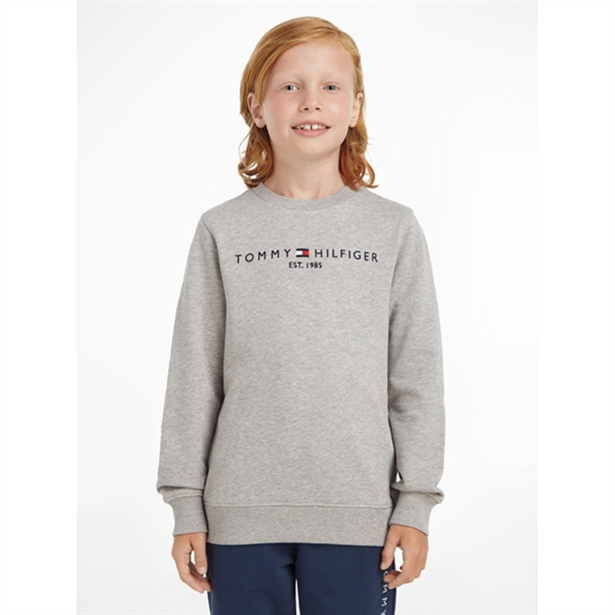 Tommy Hilfiger Essential Collegegenser Light Grey Heather