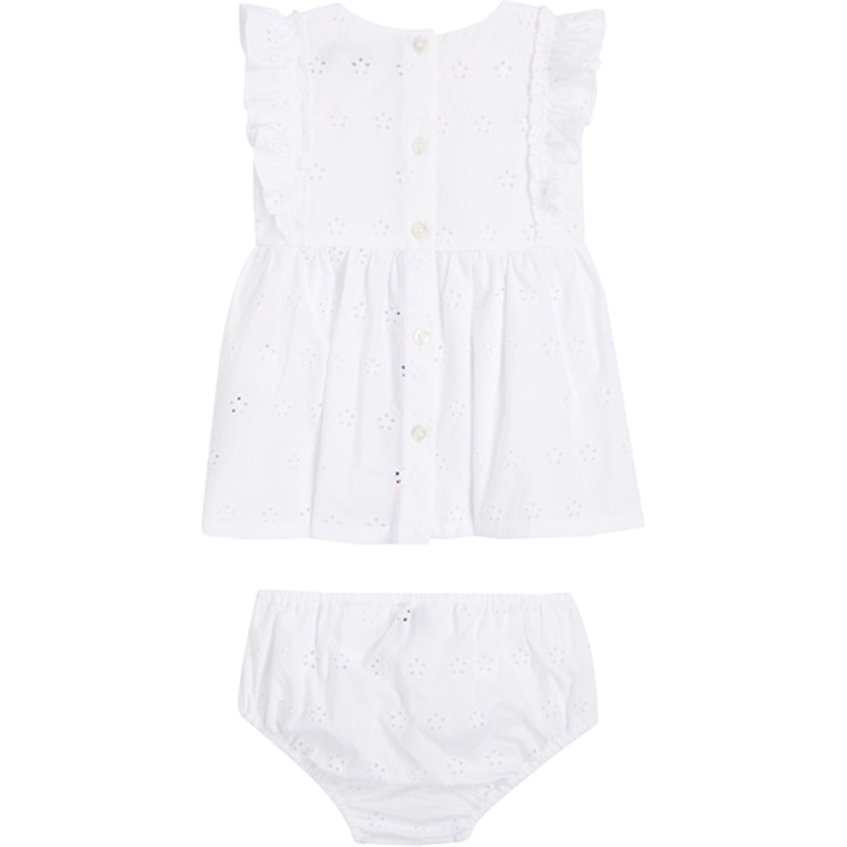 Tommy Hilfiger Baby Broderikjole White
