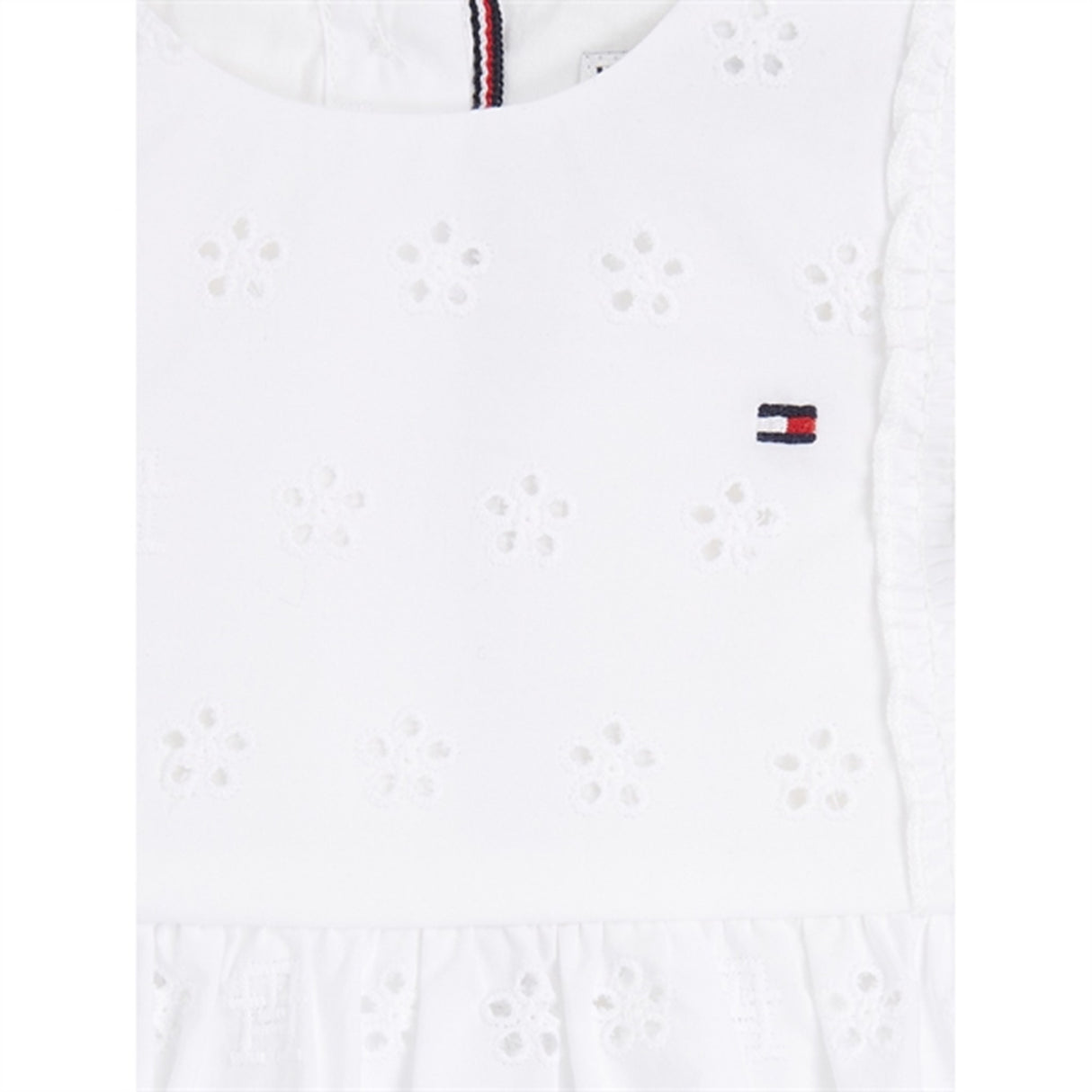 Tommy Hilfiger Baby Broderikjole White
