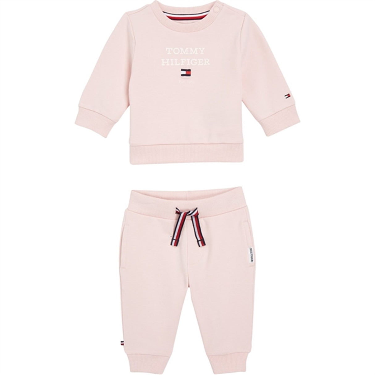 Tommy Hilfiger Baby Th Logo Sett Whimsy Pink