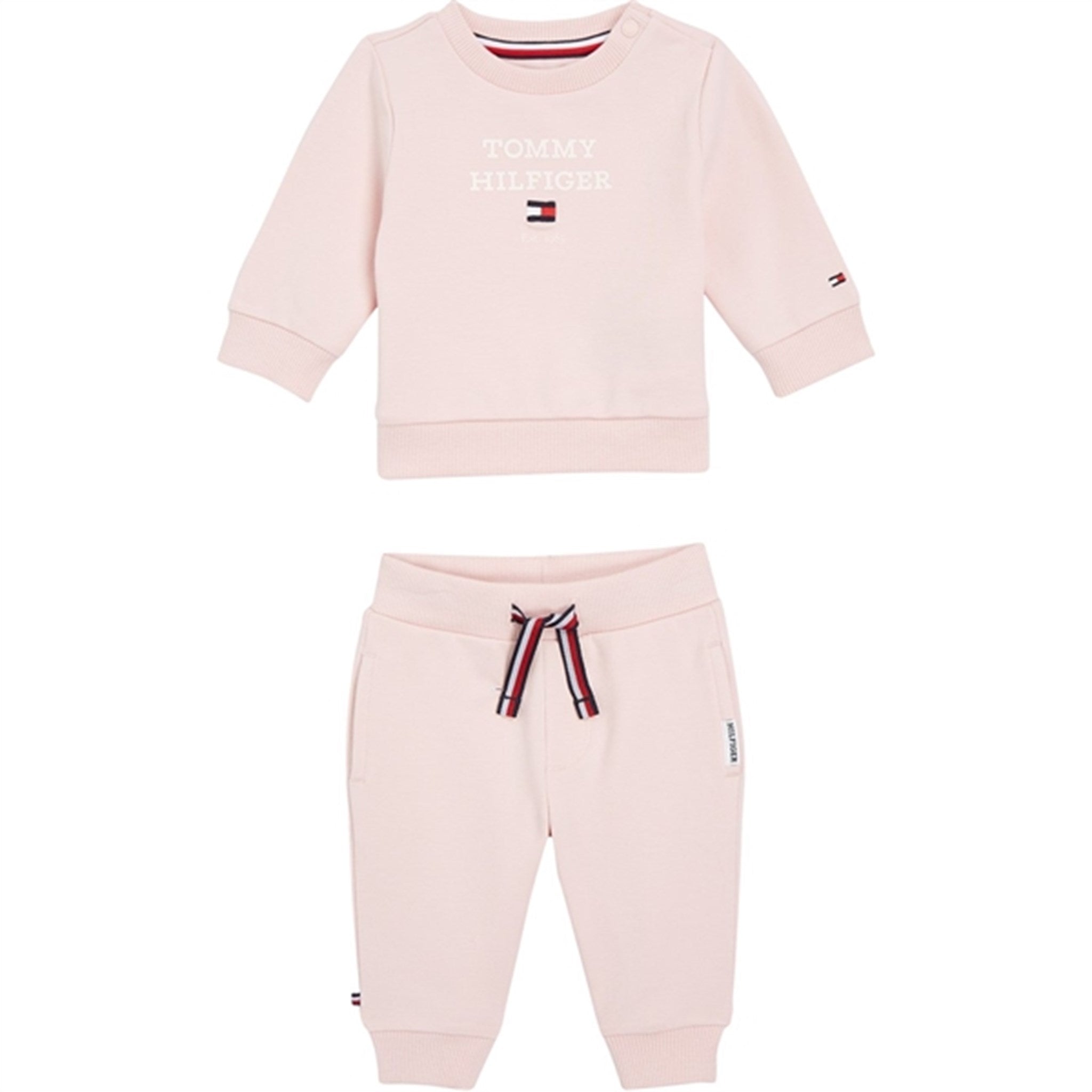 Tommy Hilfiger Baby Th Logo Sett Whimsy Pink