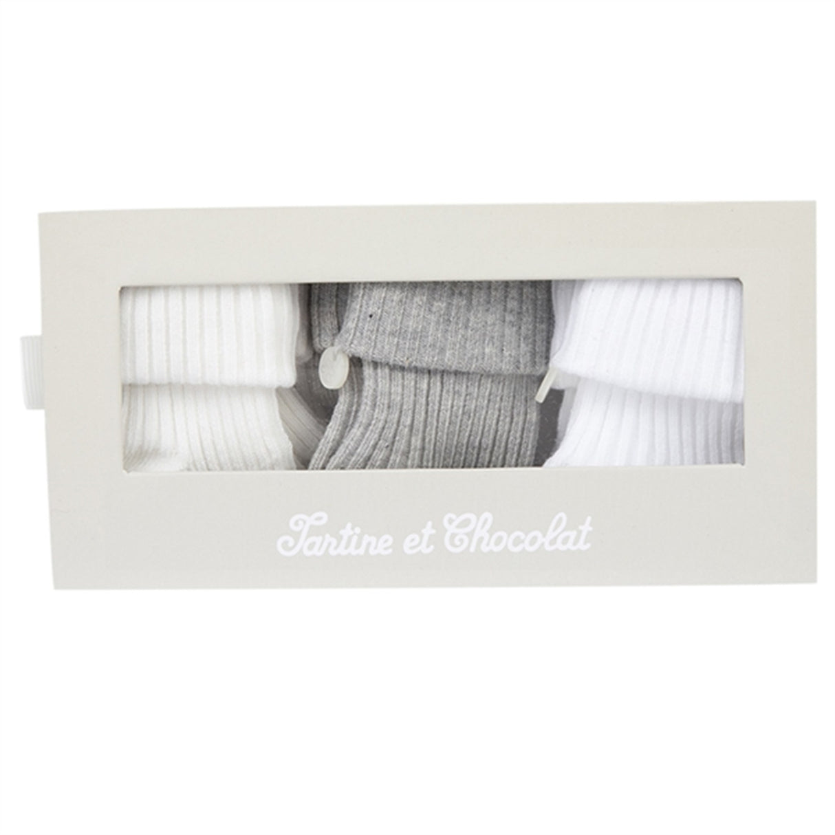 Tartine et Chocolat Nacre 3-pak Sokker