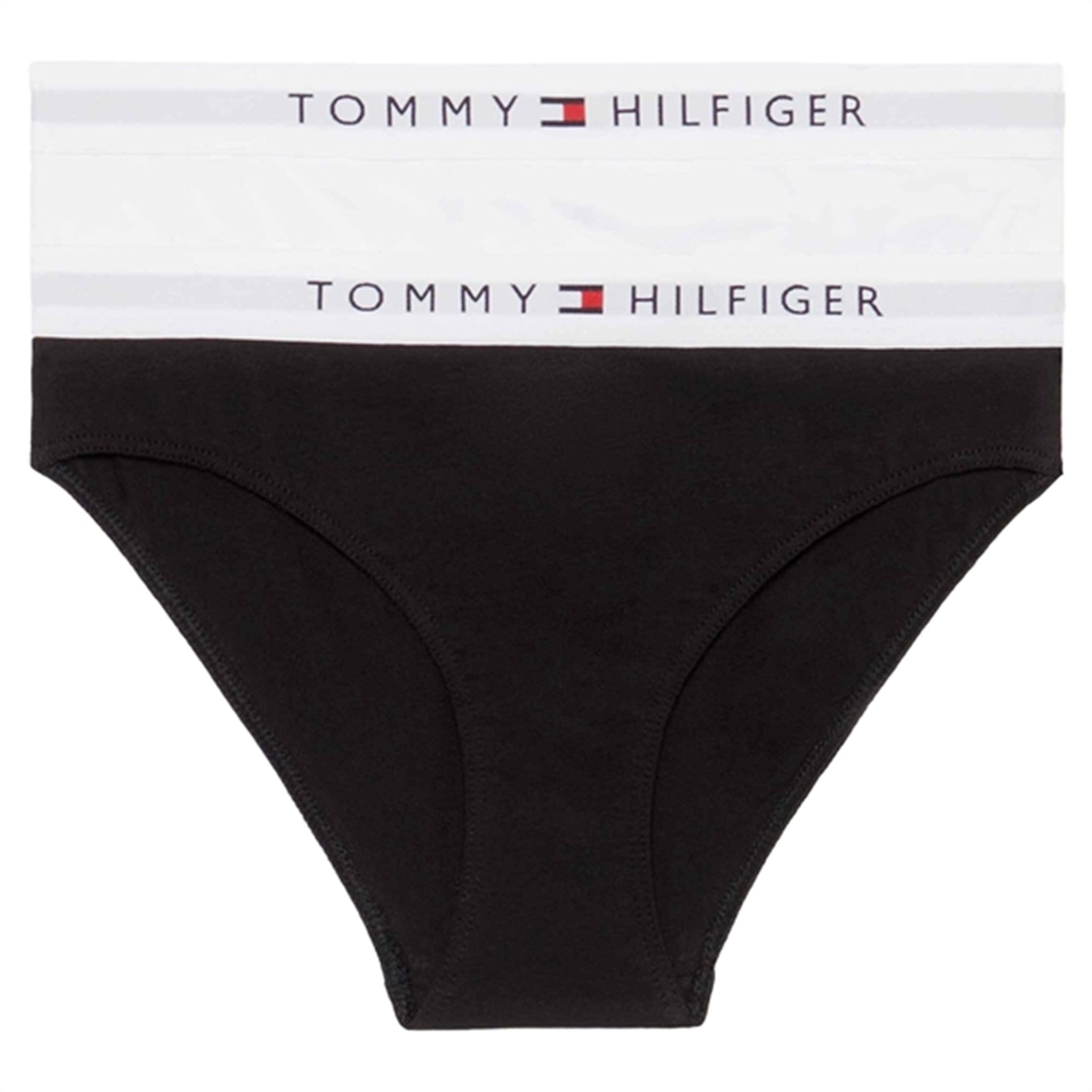 Tommy Hilfiger Truser 2-Pak White / Black 2