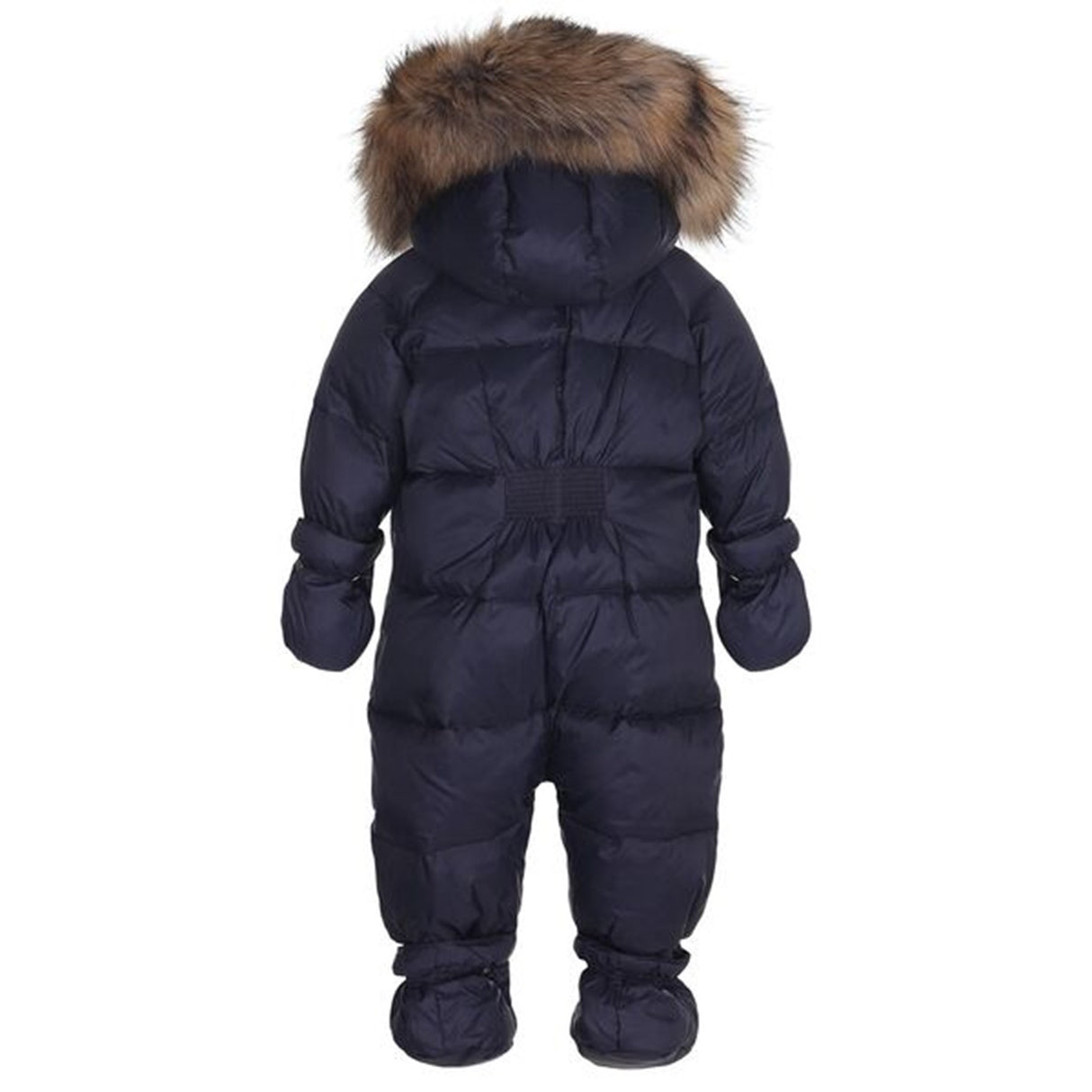 Ver de Terre Featherlight Baby Flyverdragt m. Pels Navy