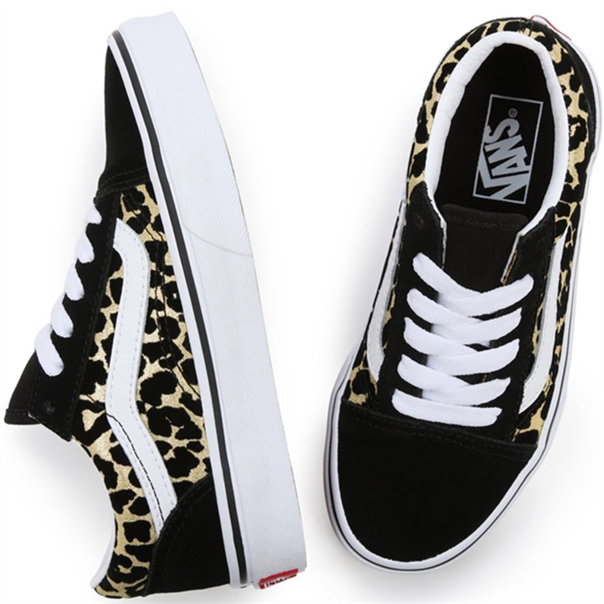VANS Old Skool Leopard/Black Sko