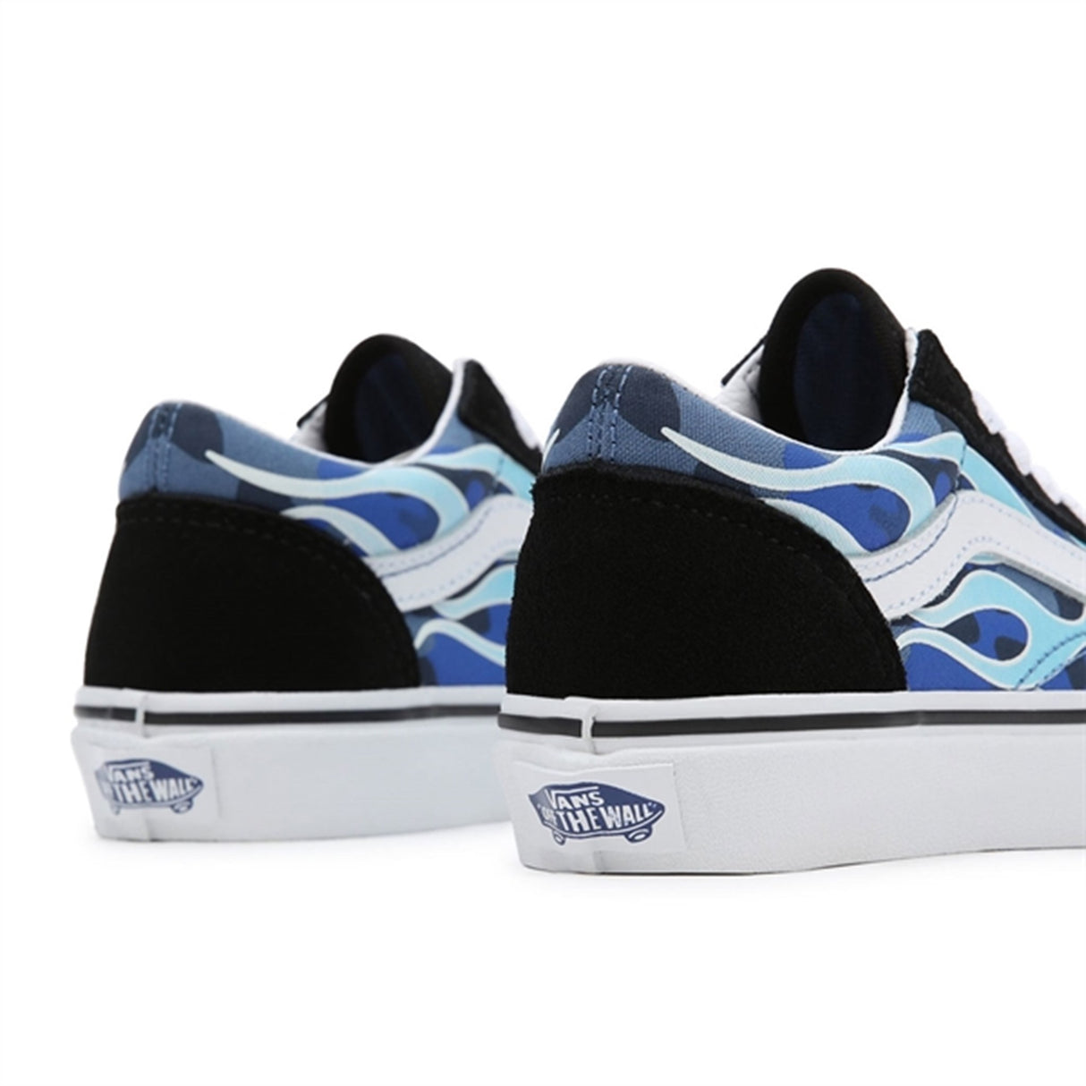 VANS Old Skool Blue Camo Flame Sko 3