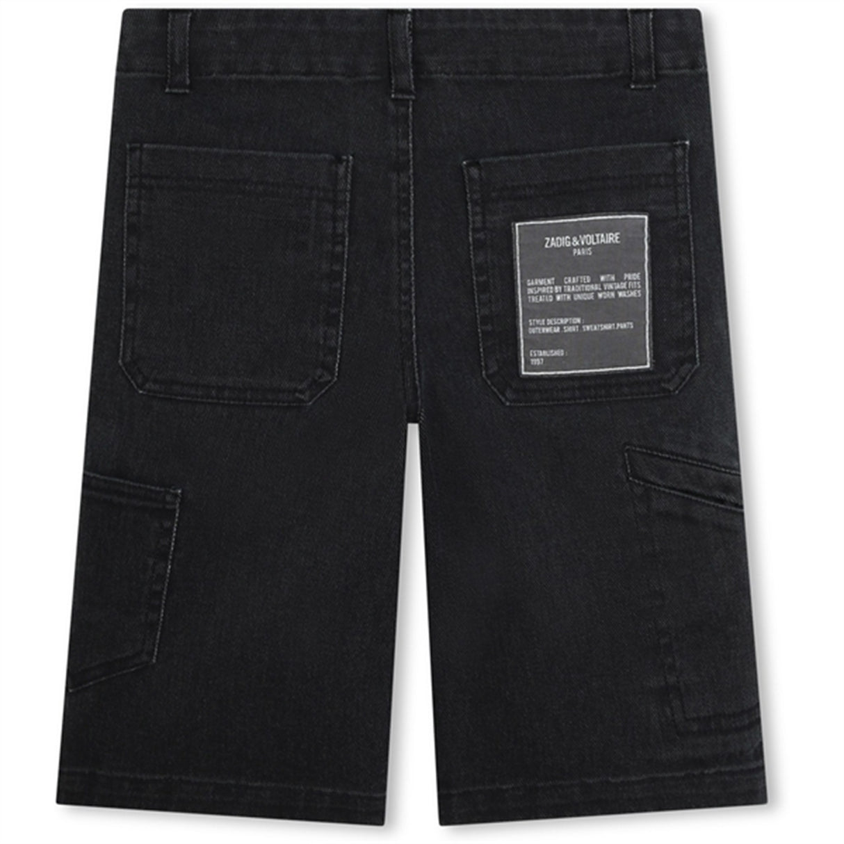 Zadig & Voltaire Black Bermuda Shorts