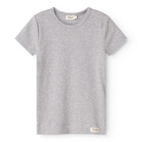 MarMar Modal Melange Light Grey Melange Plain T-shirt