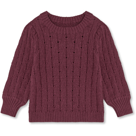 Fliink Burgendy Bon Cashmere Bluse