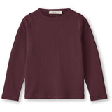 Fliink Burgendy Kenna Ls Bluse